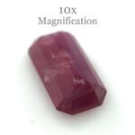 1.23ct Emerald Cut Red Ruby Unheated - Image 7