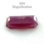 1.23ct Emerald Cut Red Ruby Unheated - Image 9