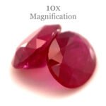 1.76ct Pair Oval Red Ruby from Mozambique - Image 11