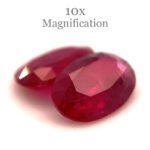 1.76ct Pair Oval Red Ruby from Mozambique - Image 18