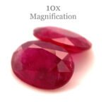 1.76ct Pair Oval Red Ruby from Mozambique - Image 7