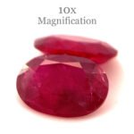 1.76ct Pair Oval Red Ruby from Mozambique - Image 8