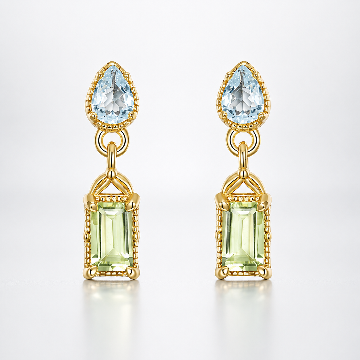 Teardrop_Peridot_August_Birthstone_Earrings-1.png Teardrop Peridot August Birthstone Earrings - Image 1